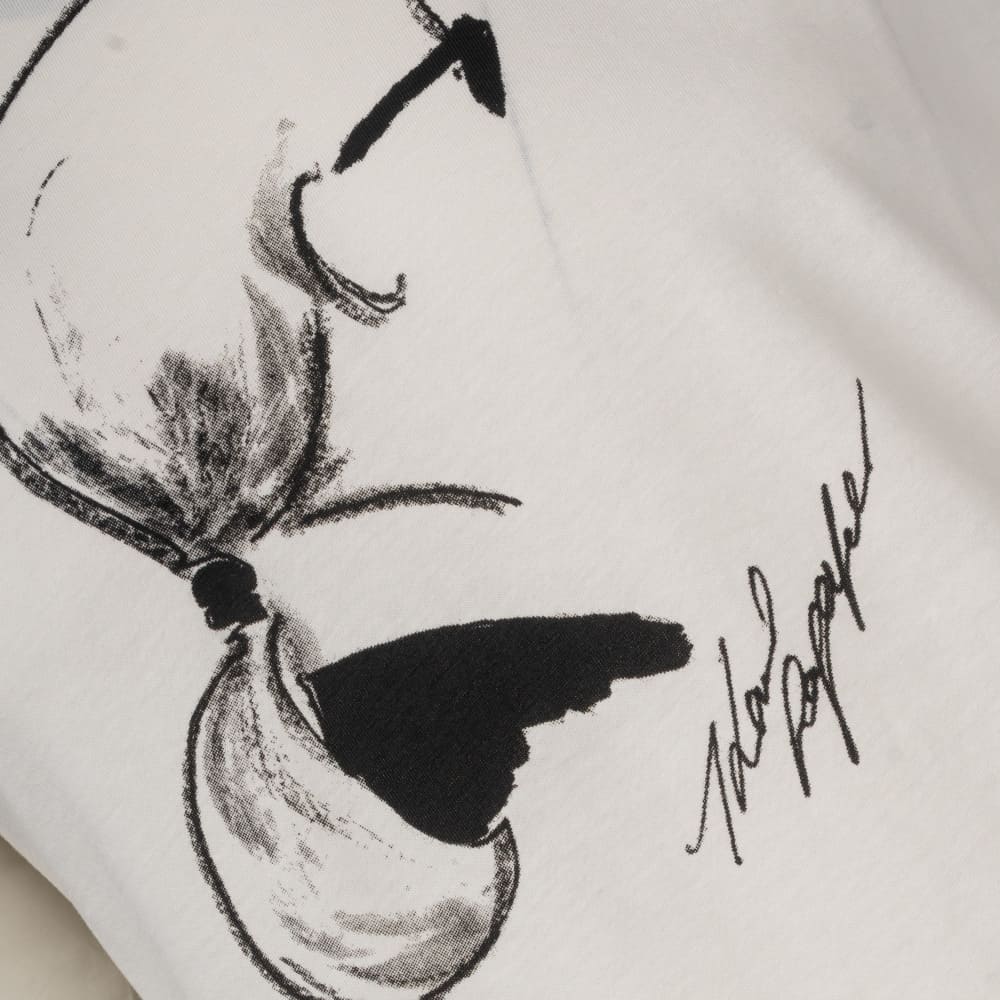 Karl Lagerfeld Εκρού T-shirt C Neck - 755146 562224