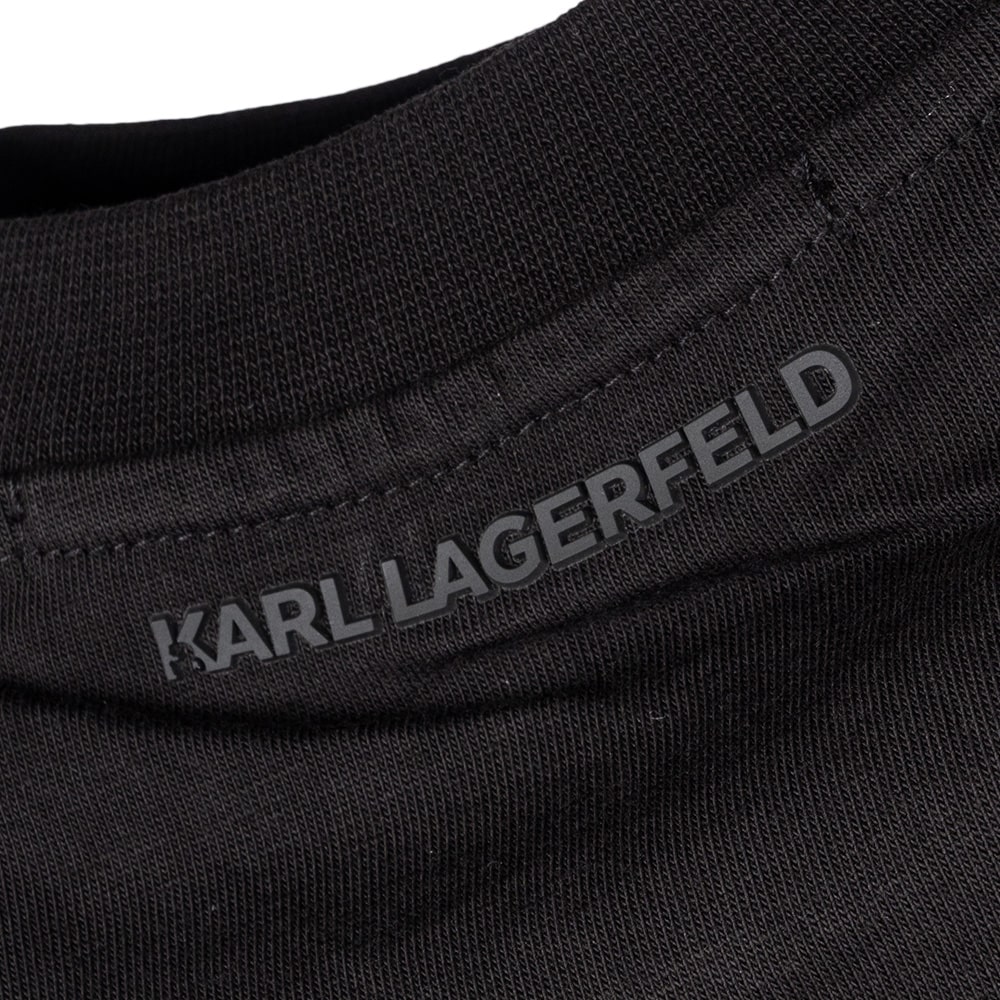 Karl Lagerfeld Μαύρο T-shirt C Neck - 755192 551230