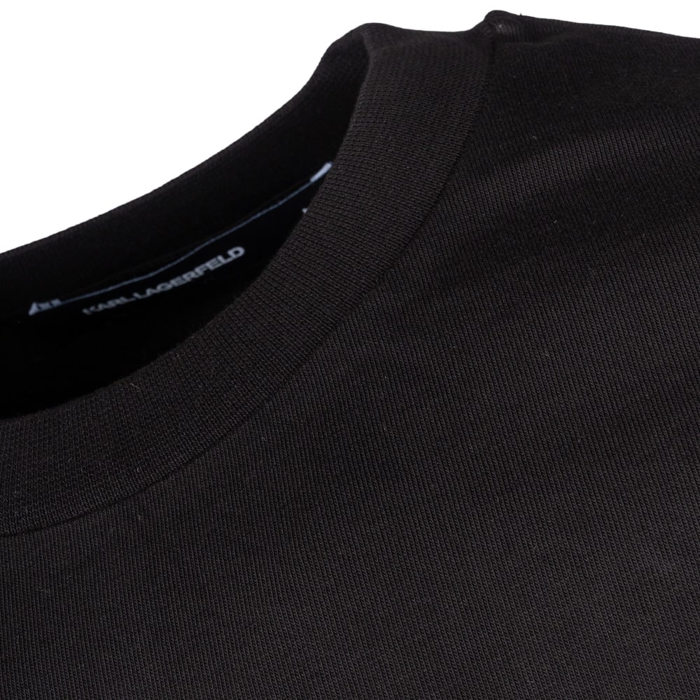 Karl Lagerfeld Μαύρο T-shirt C Neck - 755192 551230