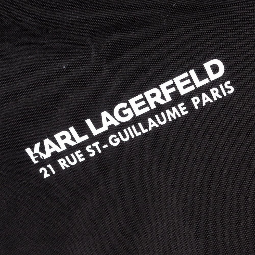 Karl Lagerfeld Μαύρο T-shirt C Neck - 755192 551230