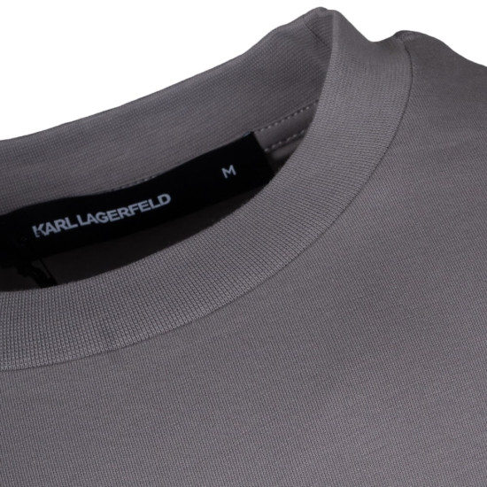 Karl Lagerfeld Γκρι T-shirt C Neck - 755400 552235