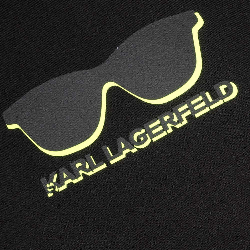 Karl Lagerfeld Μαύρο T-shirt C Neck - 755400 552235