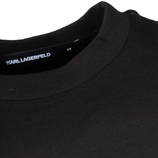 Karl Lagerfeld Μαύρο T-shirt C Neck - 755402 552235
