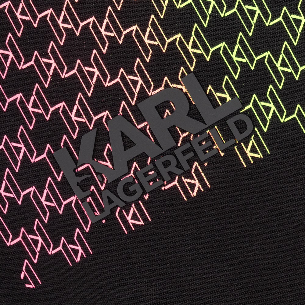 Karl Lagerfeld Μαύρο T-shirt C Neck - 755404 552235