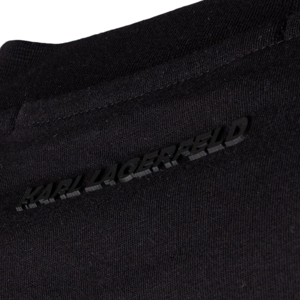 Karl Lagerfeld Μαύρο T-shirt C Neck - 755421 542221