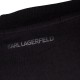 Karl Lagerfeld Μαύρο T-shirt C Neck - 755424 542241