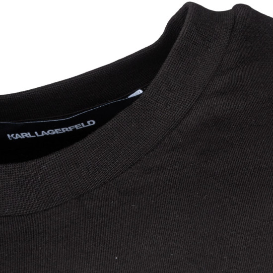 Karl Lagerfeld Μαύρο T-shirt C Neck - 755460 551235