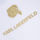 Karl Lagerfeld Λευκό T-shirt C Neck - 755461 551235