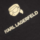 Karl Lagerfeld Μαύρο T-shirt C Neck - 755461 551235