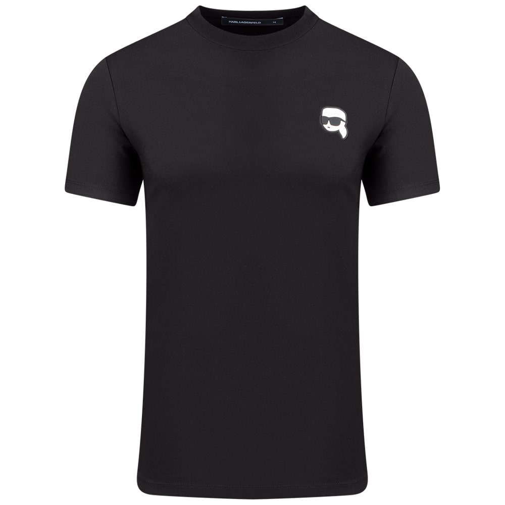 Karl Lagerfeld Μαύρο T-shirt C Neck - 755710 500224