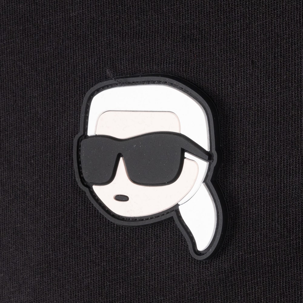 Karl Lagerfeld Μαύρο T-shirt C Neck - 755710 500224