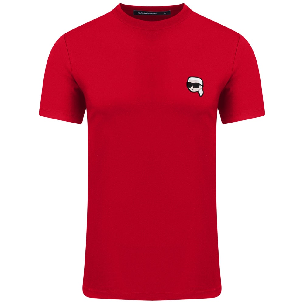 Karl Lagerfeld Κόκκινο T-shirt C Neck - 755710 553224