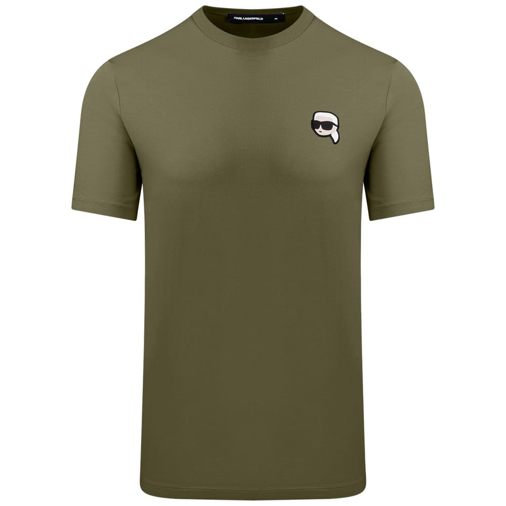 Karl Lagerfeld Λαδί T-shirt C Neck - 755710 562224