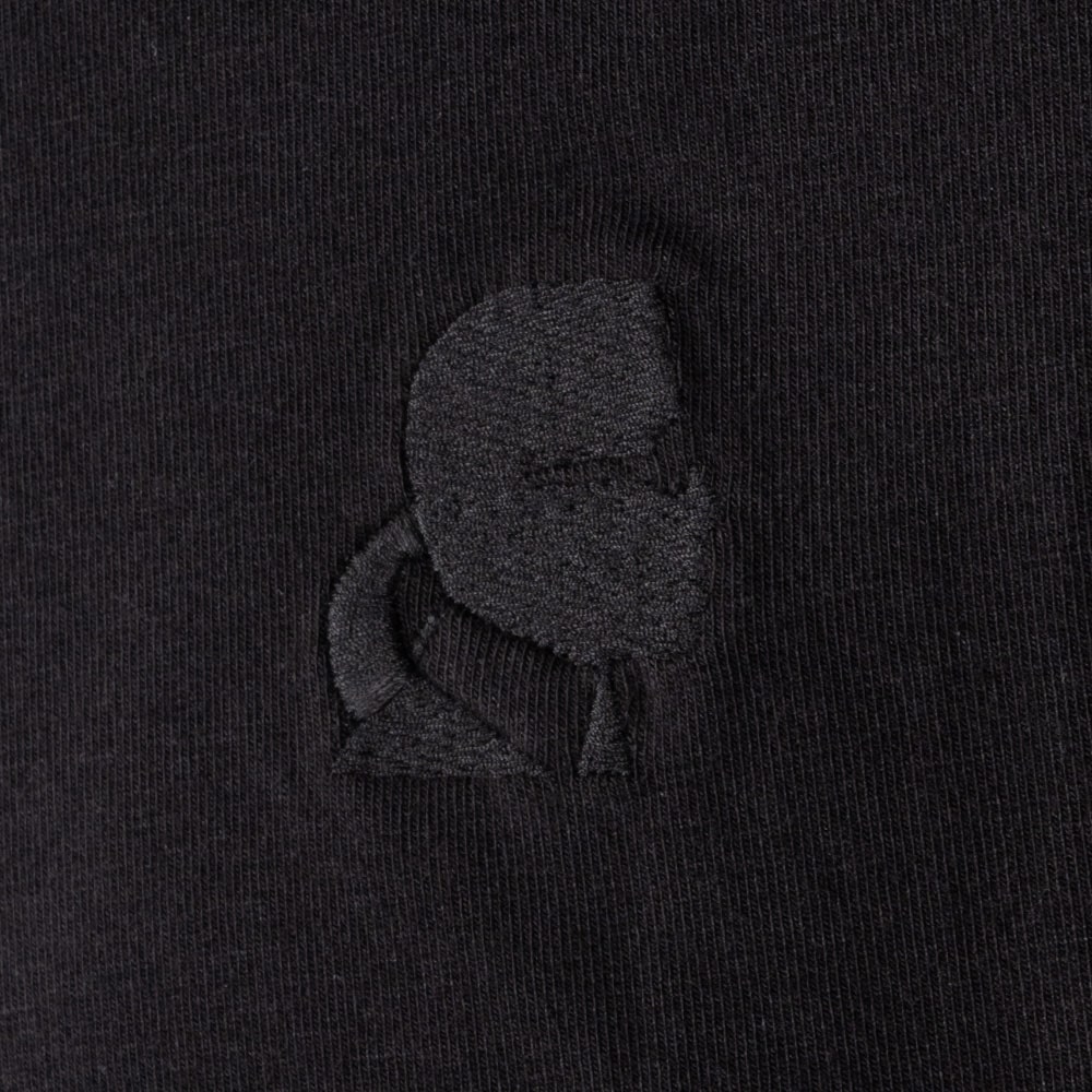 Karl Lagerfeld Μαύρο T-shirt C Neck - 755750 500221