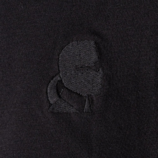 Karl Lagerfeld Μαύρο T-shirt C Neck - 755750 500221