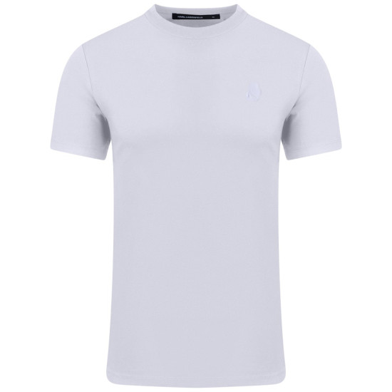 Karl Lagerfeld Λευκό T-shirt C Neck - 755750 500221
