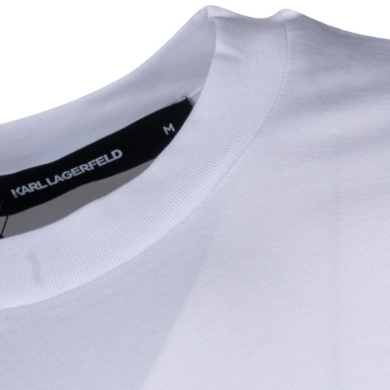 Karl Lagerfeld Λευκό T-shirt C Neck - 755750 500221