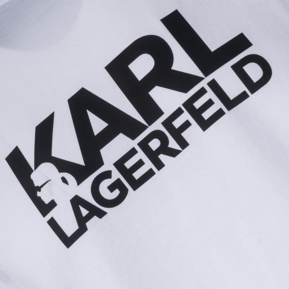 Karl Lagerfeld Λευκό T-shirt C Neck - 755780 500235