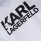Karl Lagerfeld Λευκό T-shirt C Neck - 755780 500235