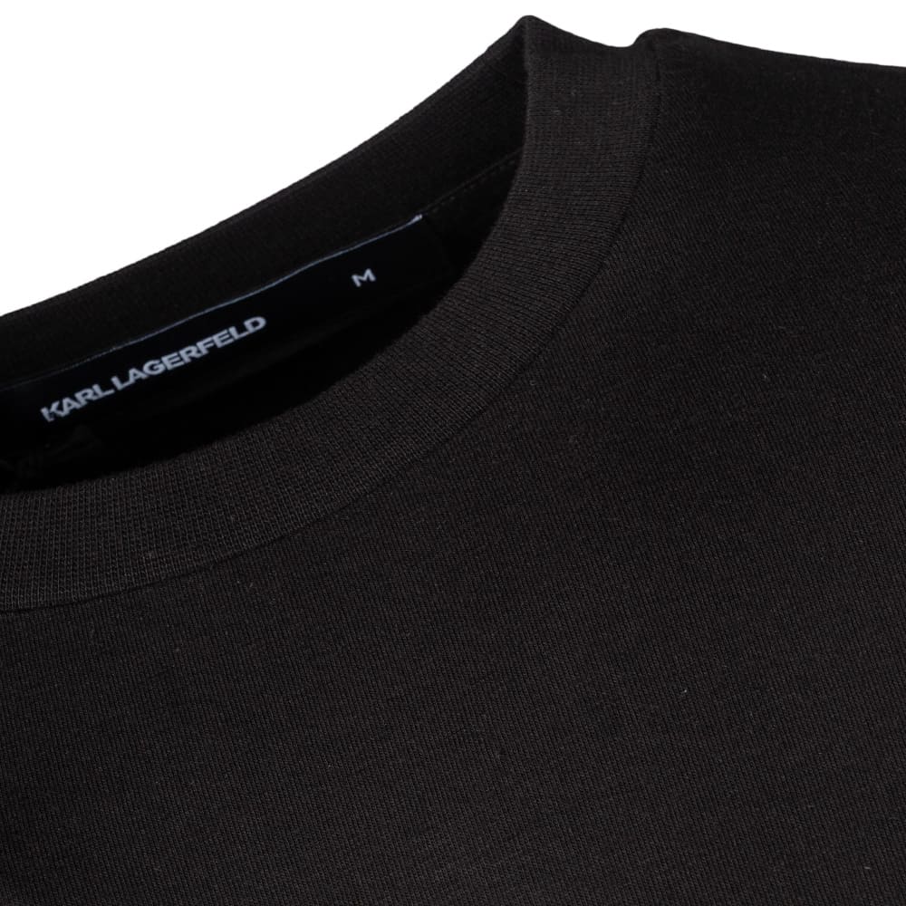 Karl Lagerfeld Μαύρο T-shirt C Neck - 755780 500235
