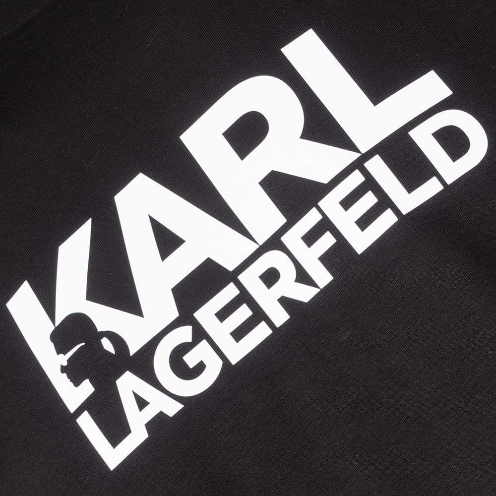 Karl Lagerfeld Μαύρο T-shirt C Neck - 755780 500235