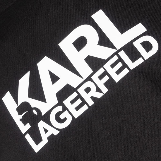 Karl Lagerfeld Μαύρο T-shirt C Neck - 755780 500235