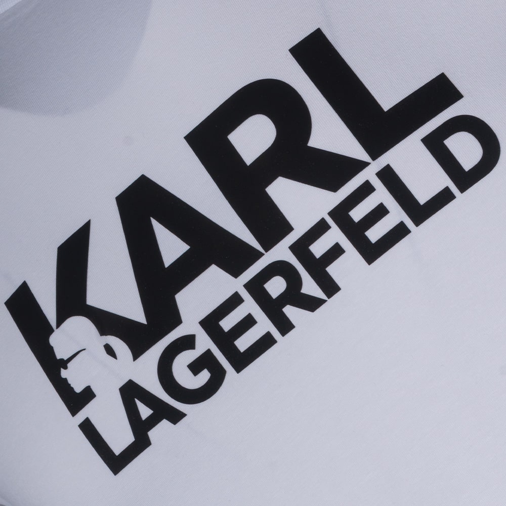 Karl Lagerfeld Λευκό T-shirt C Neck - 755780 561235
