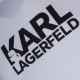 Karl Lagerfeld Λευκό T-shirt C Neck - 755780 561235