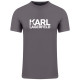 Karl Lagerfeld Γκρι T-shirt C Neck - 755780 561235