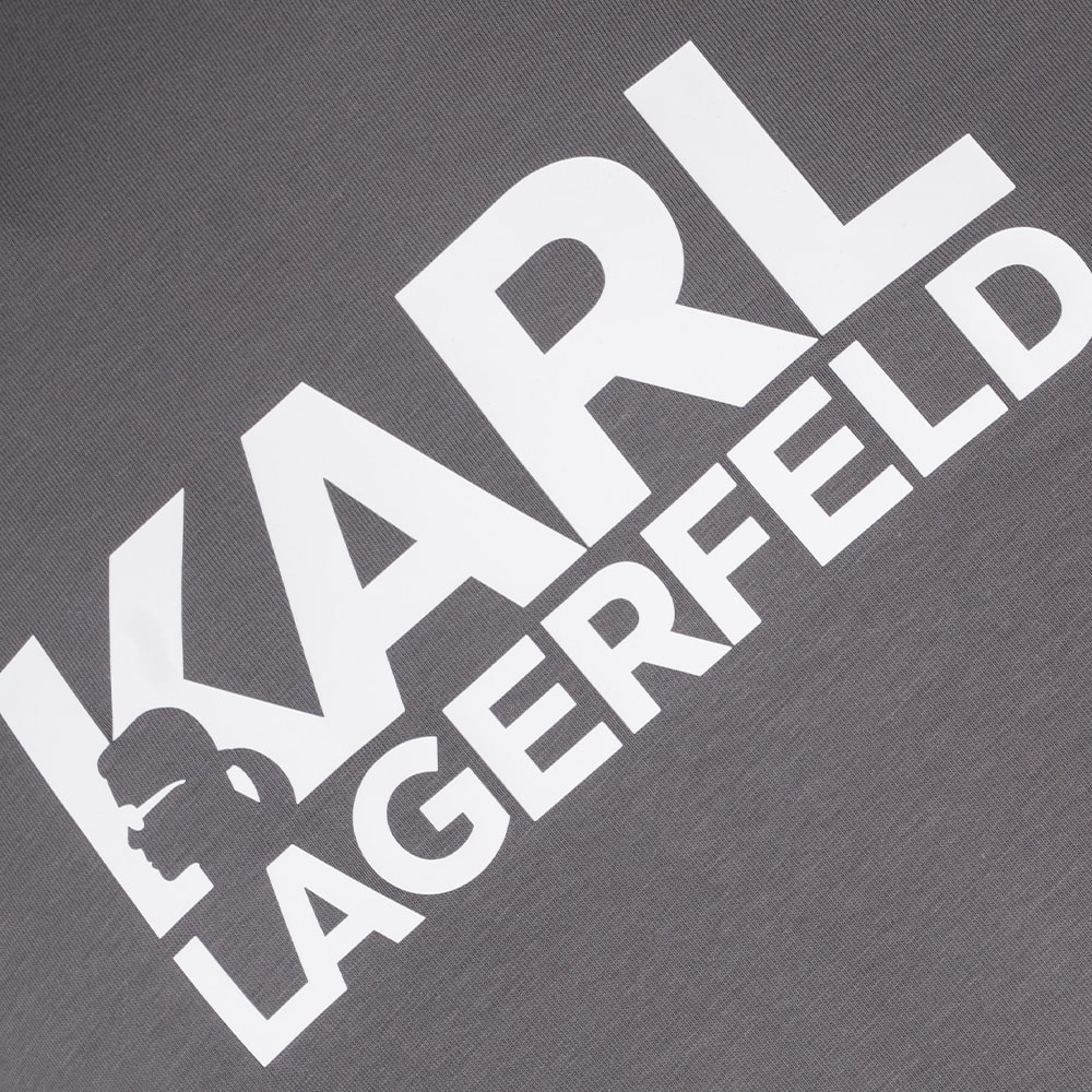 Karl Lagerfeld Γκρι T-shirt C Neck - 755780 561235