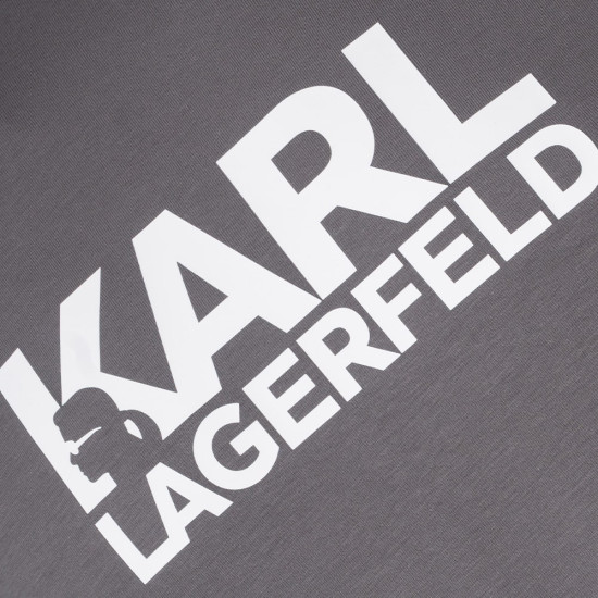 Karl Lagerfeld Γκρι T-shirt C Neck - 755780 561235