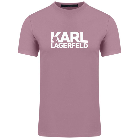 Karl Lagerfeld Λιλά T-shirt C Neck - 755780 563235