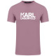 Karl Lagerfeld Λιλά T-shirt C Neck - 755780 563235