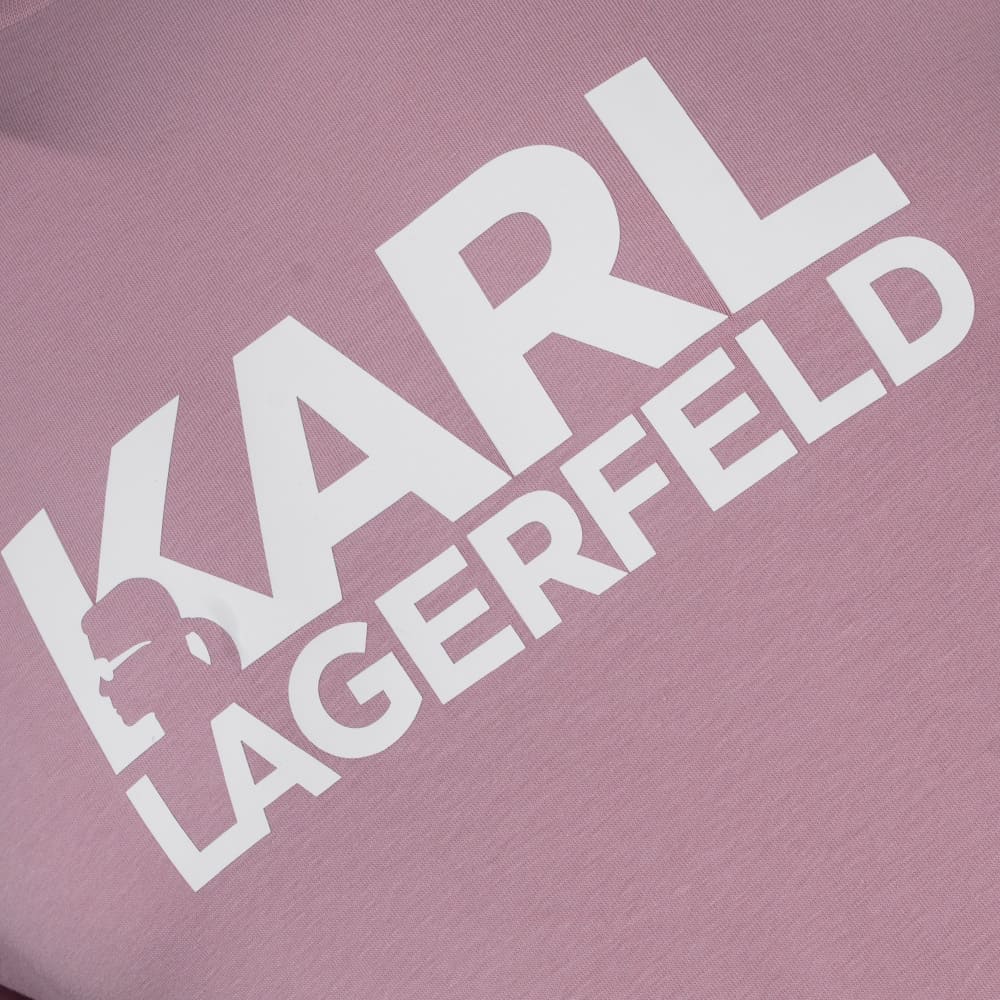 Karl Lagerfeld Λιλά T-shirt C Neck - 755780 563235