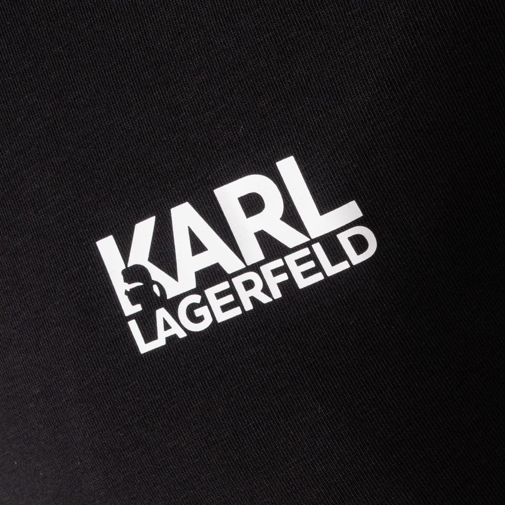 Karl Lagerfeld Μαύρο T-shirt C Neck - 755781 563235
