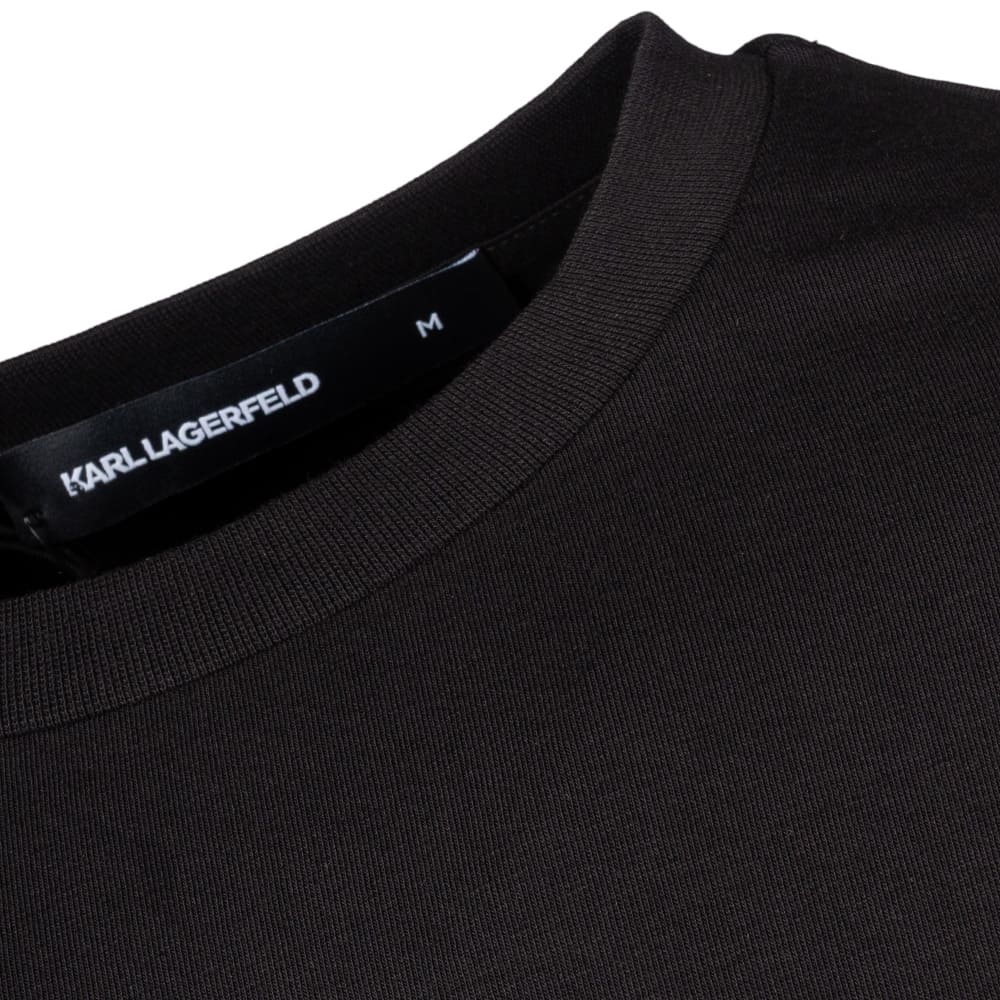 Karl Lagerfeld Μαύρο T-shirt C Neck - 755781 563235