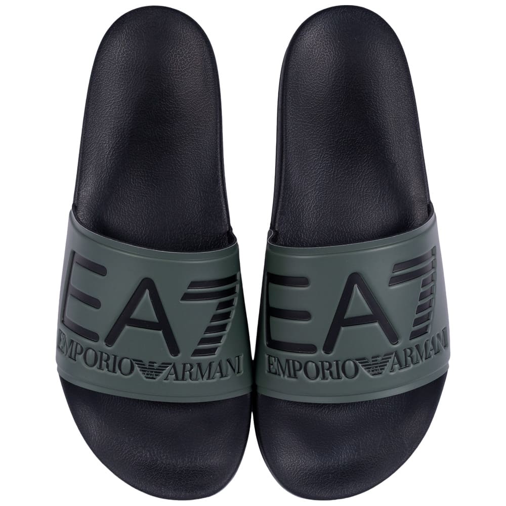 Emporio Armani EA7 Μαύρα Slides - 7X000108AF15118