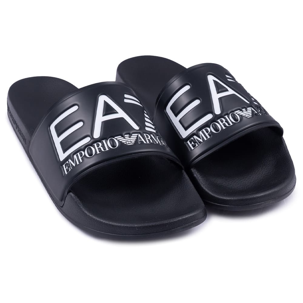 Emporio Armani EA7 Μαύρα Slides - 7X000108AF15118