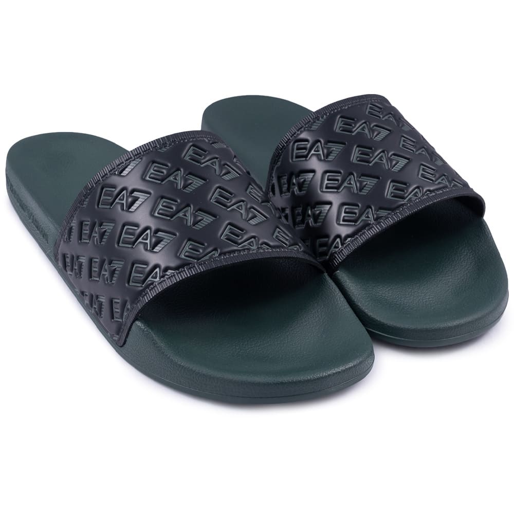 Emporio Armani EA7 Πράσινα Slides - 7X000109AF15125