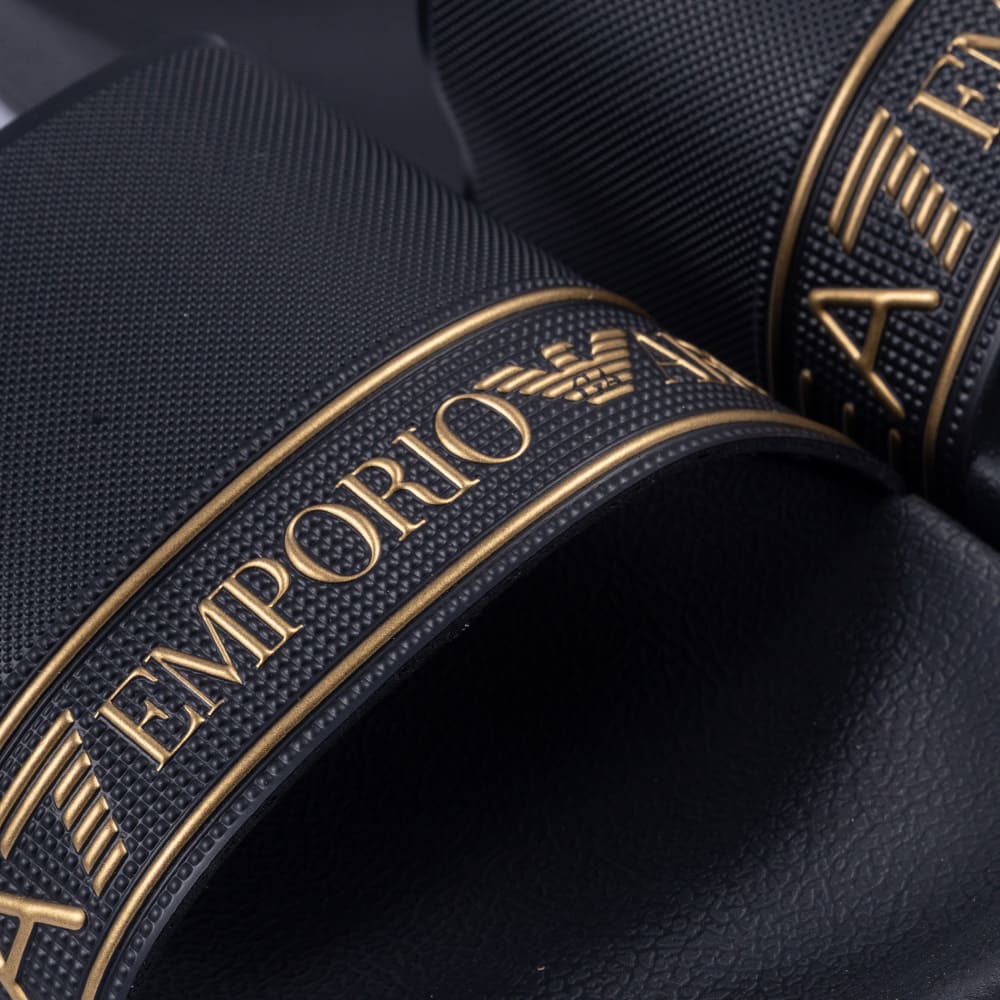 Emporio Armani EA7 Μαύρα Slides - 7X000110AF15128