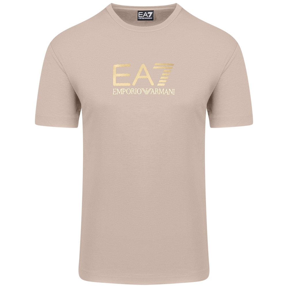Emporio Armnani EA7 Μπεζ T-shirt C Νeck - 7M000667AF13739