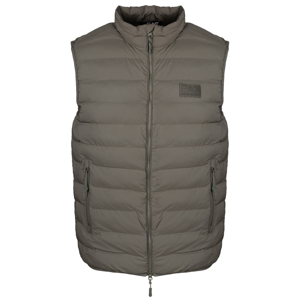 Emporio Armani EA7 Χακί Αμάνικο Μπουφάν - 7M000683AF15953