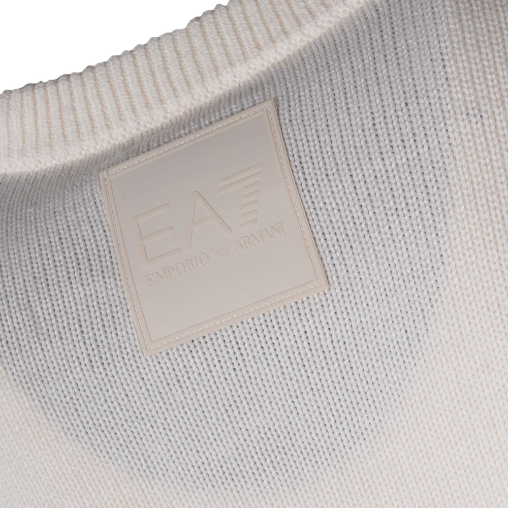 Emporio Armani EA7 Εκρού Πουλόβερ C Neck - 7M000925AF17667