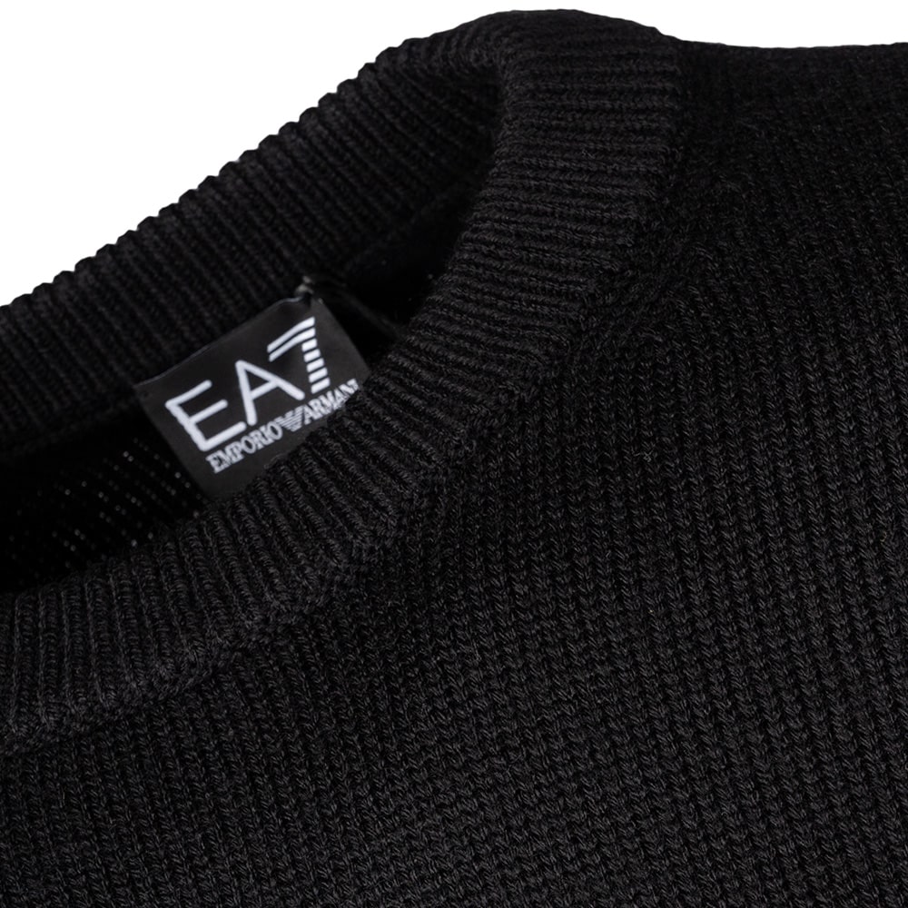 Emporio Armani EA7 Μαύρο Πουλόβερ C Neck - 7M000925AF17667