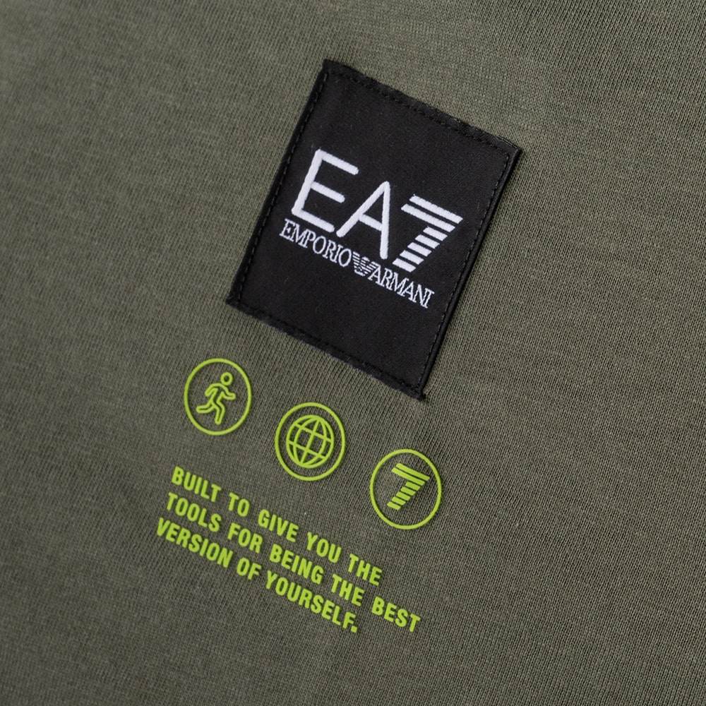 Emporio Armani EA7 Λαδί T-shirt C Neck - 7M000976AF17789