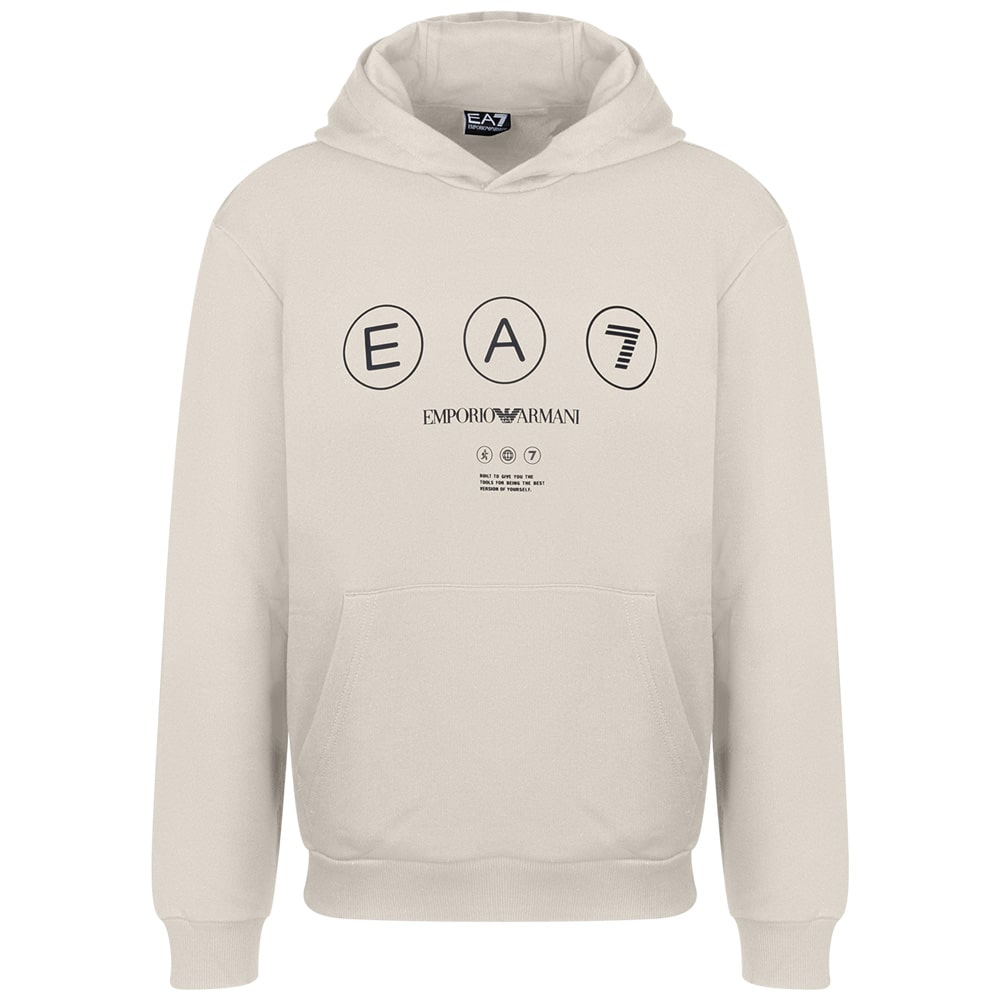 Emporio Armani EA7 Εκρού Hoodie - 7M000978AF17787