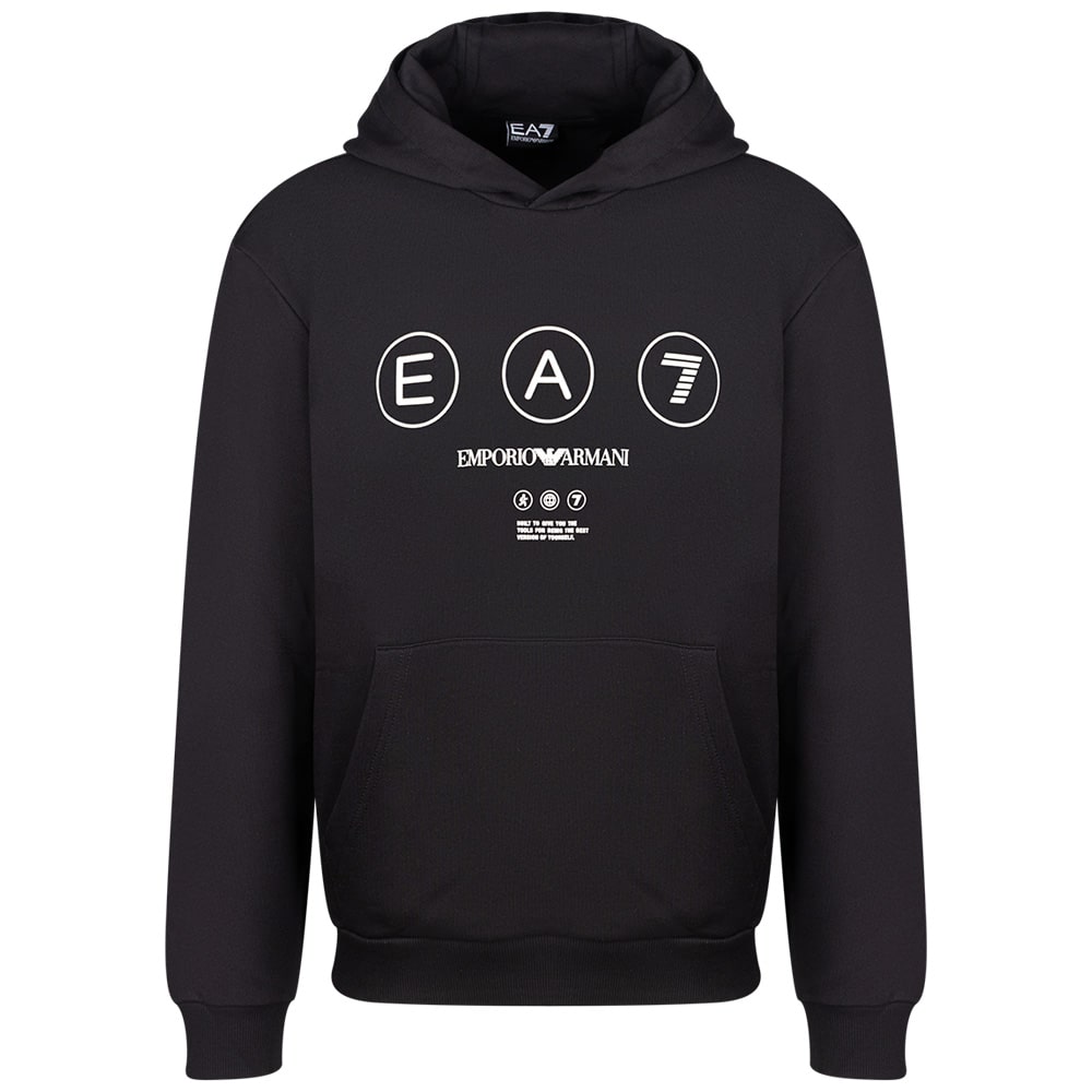 Emporio Armani EA7 Μαύρο Hoodie - 7M000978AF17787