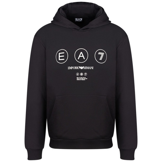 Emporio Armani EA7 Μαύρο Hoodie - 7M000978AF17787