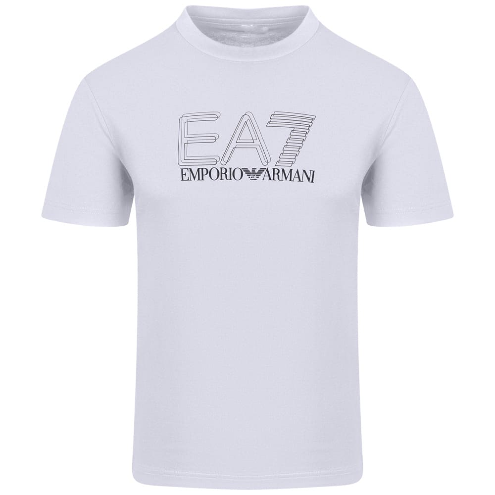Emporio Armani EA7 Λευκό T-shirt C Neck - 7M001307AF10375