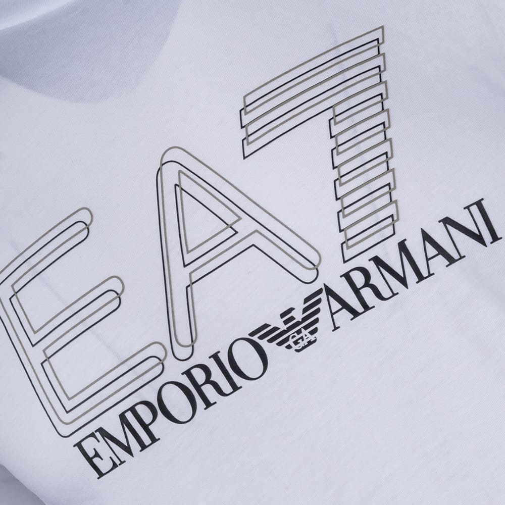 Emporio Armani EA7 Λευκό T-shirt C Neck - 7M001307AF10375
